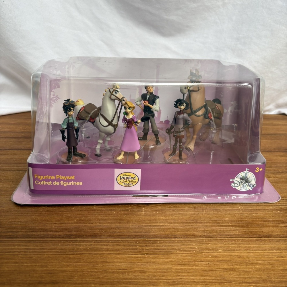 Disney Store Tangled Rapunzel The TV Series 6 Figurine Playset